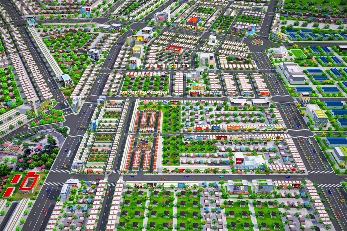 Phối cảnh Khu đô thị Golden Future City tại Bàu Bàng, TP.HCM (Bình Dương cũ)