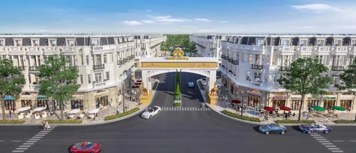 Cổng chào Khu dân cư Icon Central tại TP Dĩ An, TP.HCM (Bình Dương cũ)