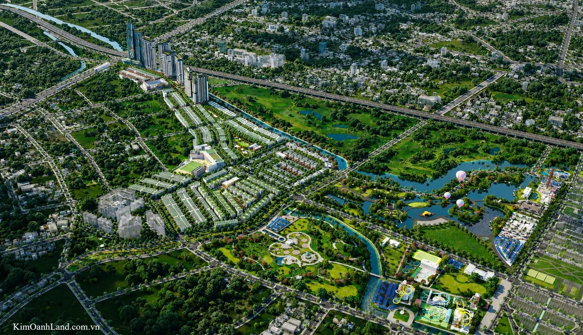Phối cảnh tổng thể Khu đô thị One Era (KINERA) tại Thuận Giao, TP Thuận An, TP.HCM (Bình Dương cũ)